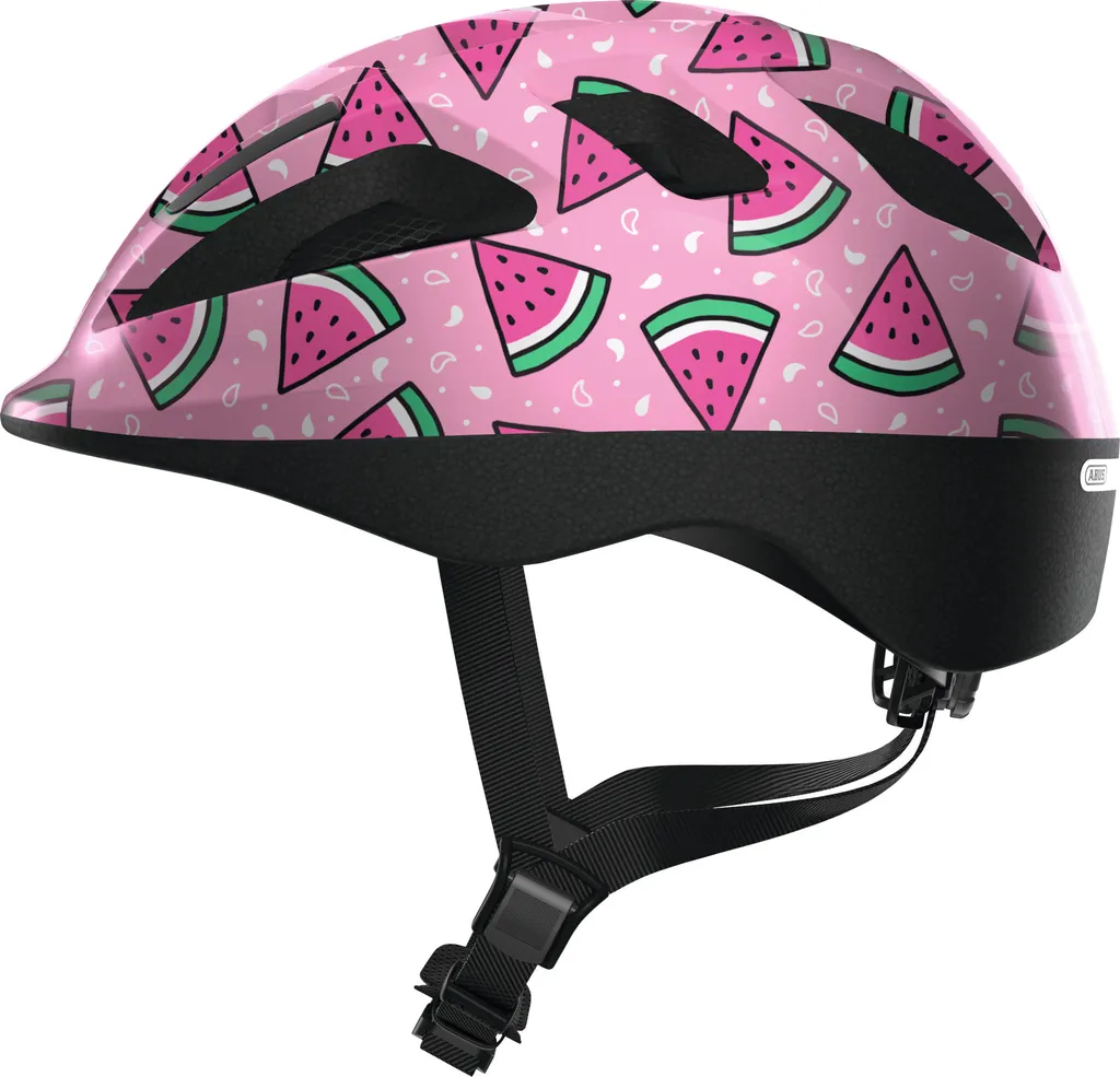 Casque vélo pour siège enfant ABUS Smooty 2.0 Rose Melon Taille 45-50