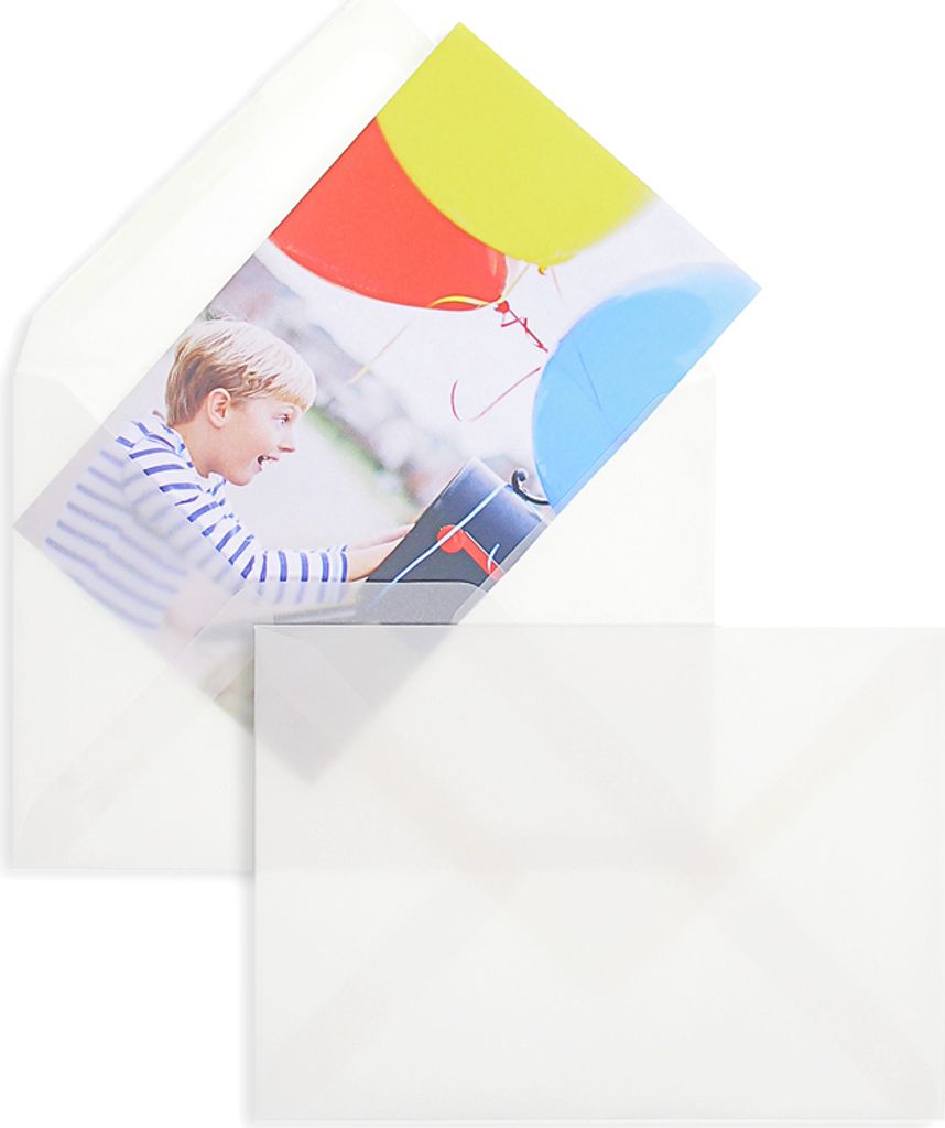 25 Transparente Briefumschläge im Format 114 x 162 (DIN C6) Produktbild 6