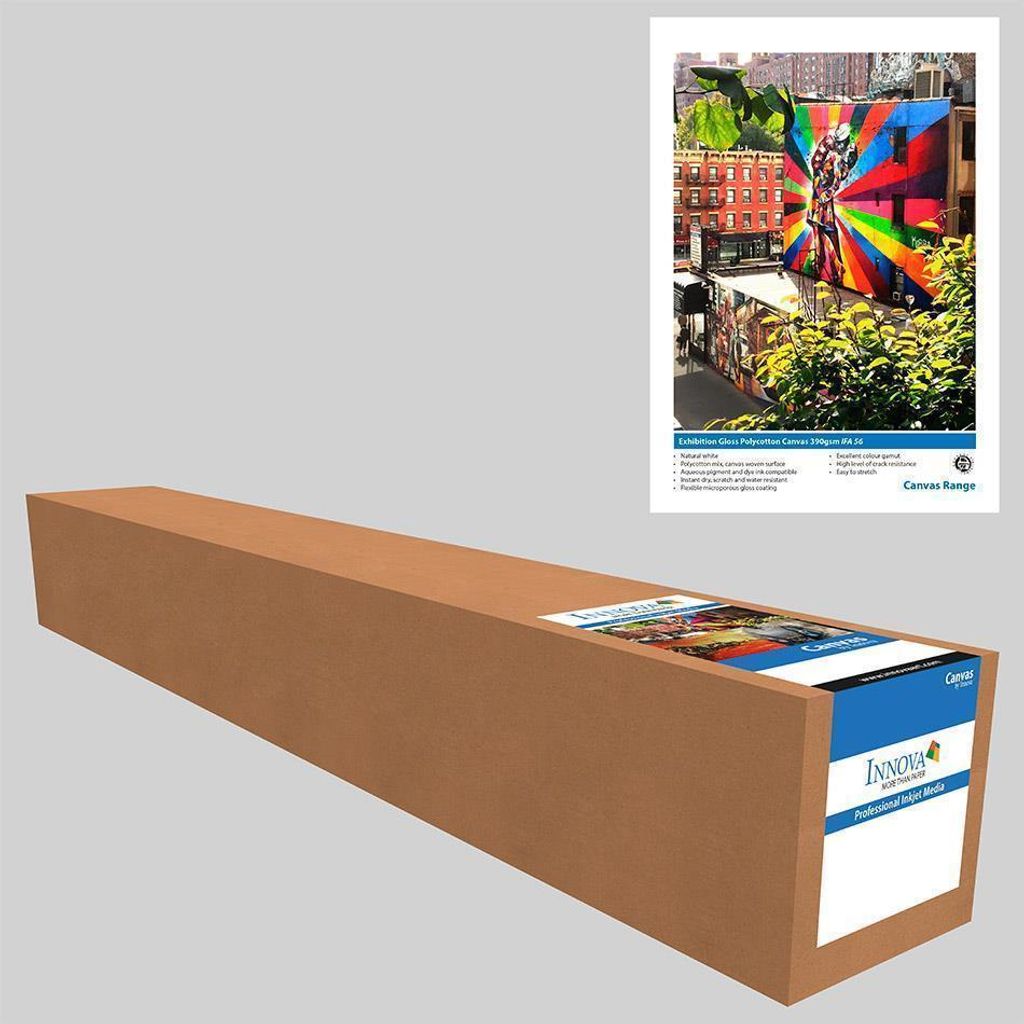 IFA56 Exhibition Gloss PolyBaumwolle Canvas 390 44" 15m roll