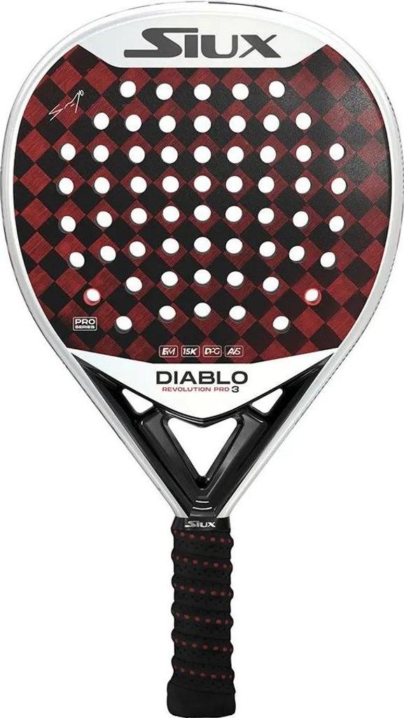 Rakiety Siux Diablo Revolution Sanyo Pro 3 Padel Red Zdjęcie produktu 
