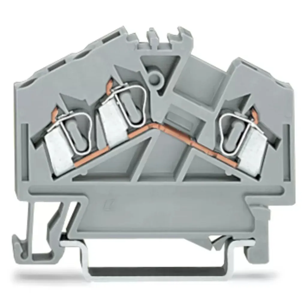 Bornier de passage 280-641 pour câblage armoire électrique 24A 5mm