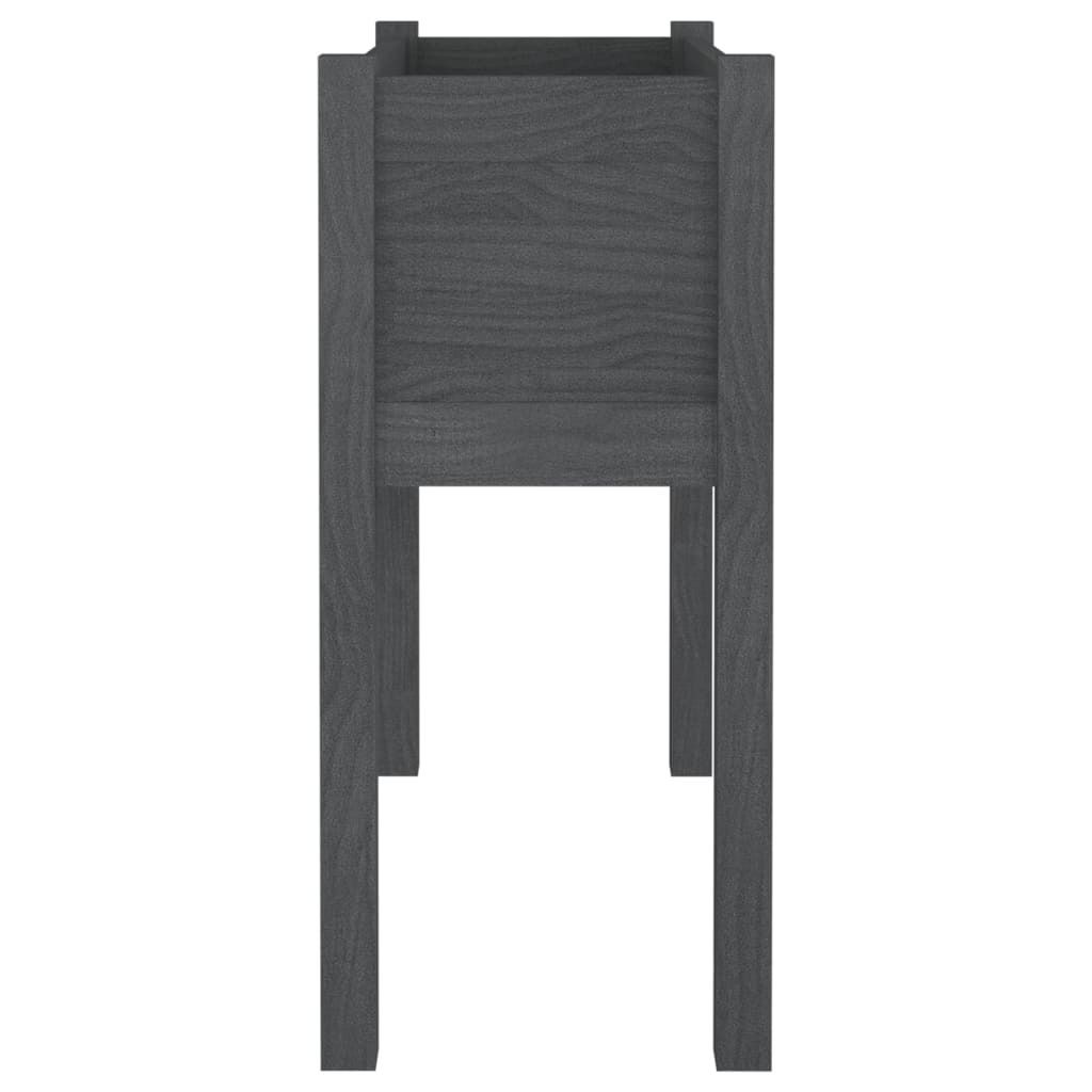 vidaXL Pflanzkübel Grau 70x31x70 cm Massivholz Kiefer Produktbild 3