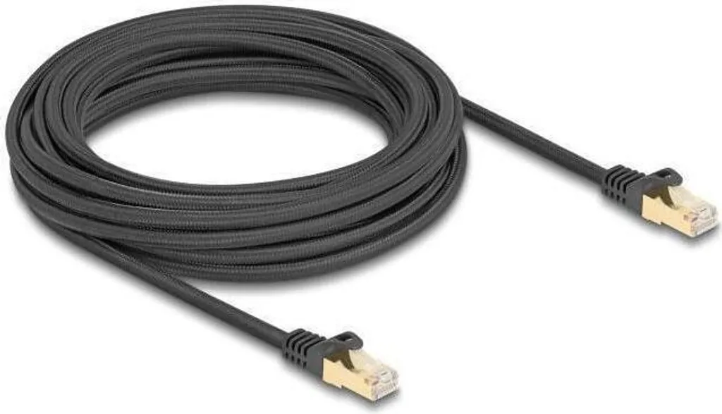 DeLOCK 80321 Cavo di rete nero 7,5 m Cat6a S/FTP (S-STP) (80321)