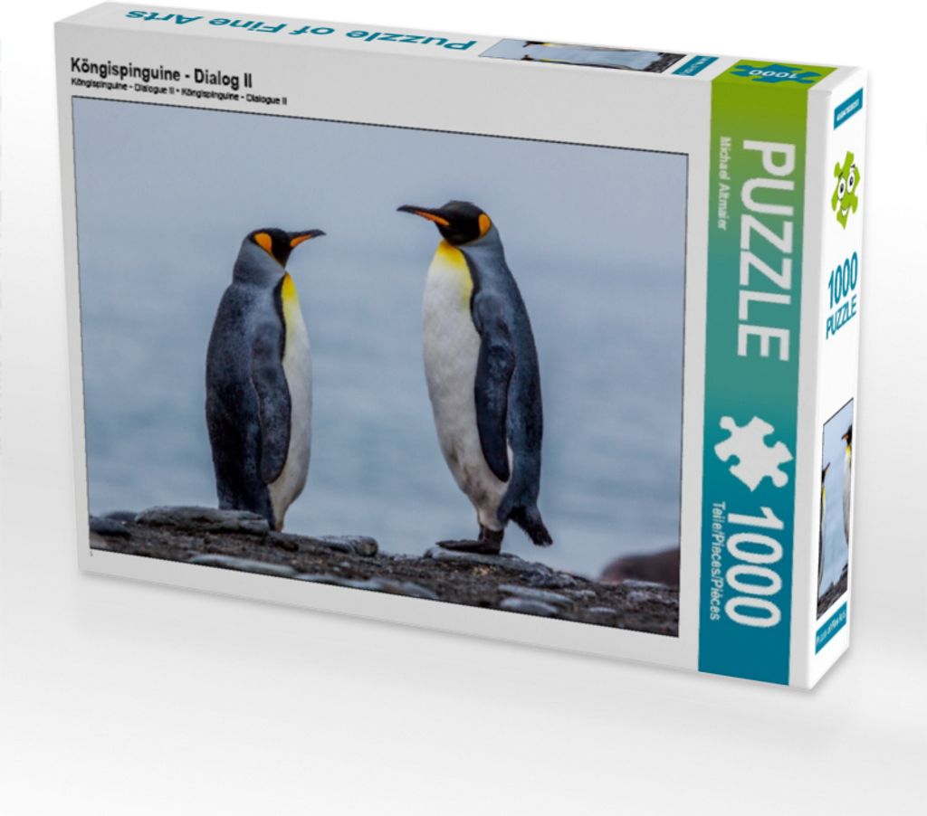 Calvendo Köngispinguine - Dialog II 1000 Teile Puzzle quer 640x480mm, Altmaier Michael; 7382179