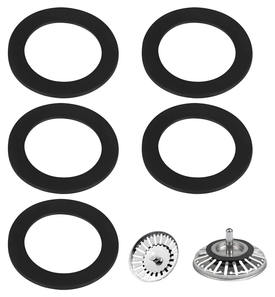 Joints de rechange universels pour siphon d'évier cuisine - Lot de 5