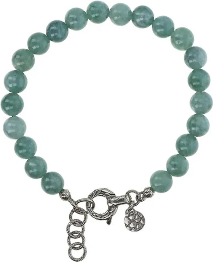 Bracelet jade vert Albert M. : le bijou hypoallergénique en argent chic
