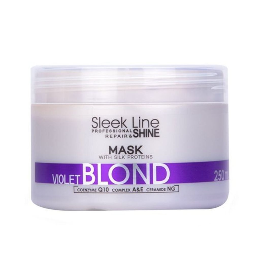 Maska Do Włosów Stapiz Sleek Line Violet Do Włosów Blond Zdjęcie produktu 
