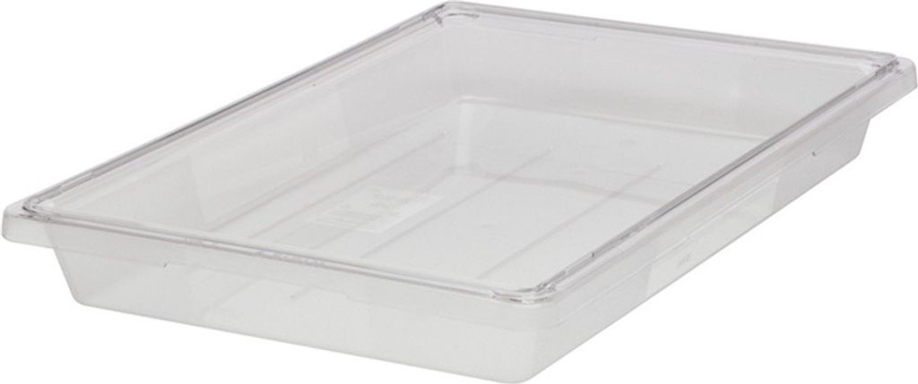 Rubbermaid transparenter Lebensmittelbehälter | 19 Liter, HxBxT 8,9x45,7x66cm | Polycarbonat | Transparent