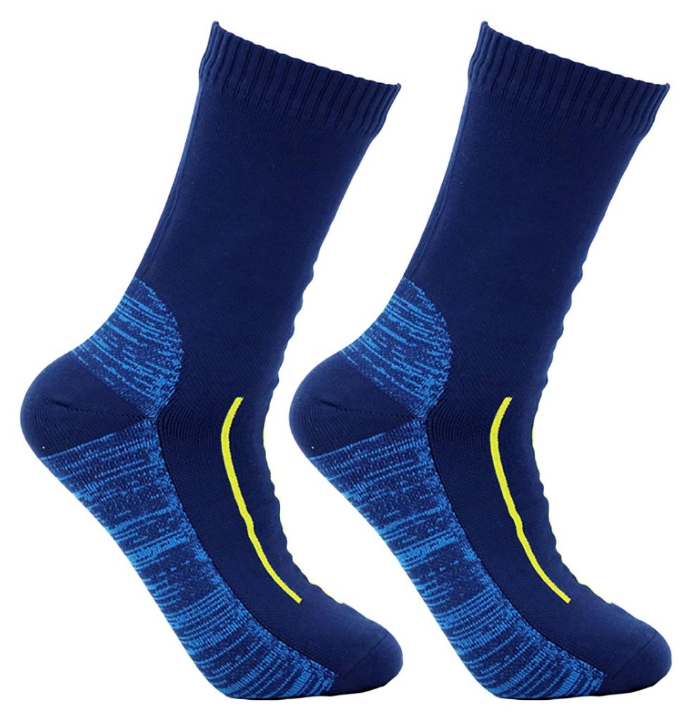 1 Paar wasserdichte Socken, elastisch, atmungsaktiv, mittelhoch geschnitten, weich, winddicht, geeignet für Winterwanderungen, Waten, Reiten und S...