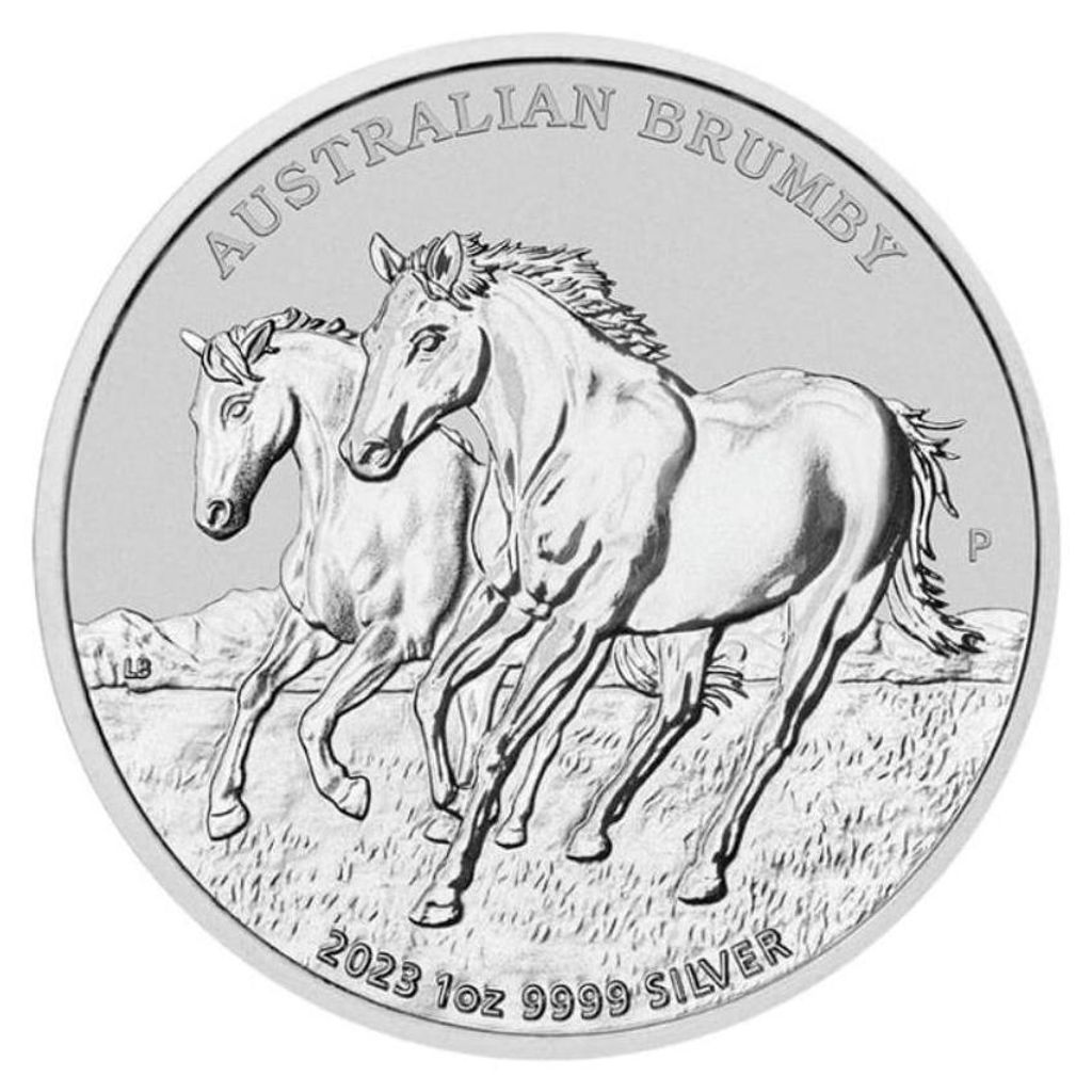 1 uncja srebrnej monety Australia BRUMBY 2023, srebrna Zdjęcie produktu 