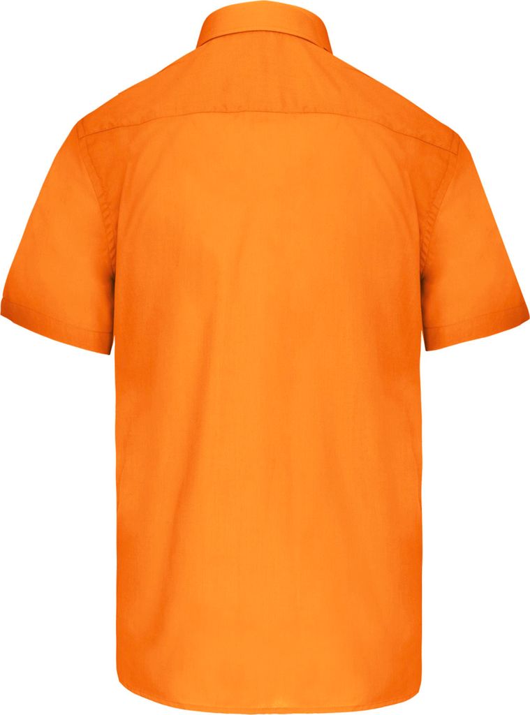 Kariban Popeline Kurzarmhemd Baumwollpolyester pflegeleicht für Herren