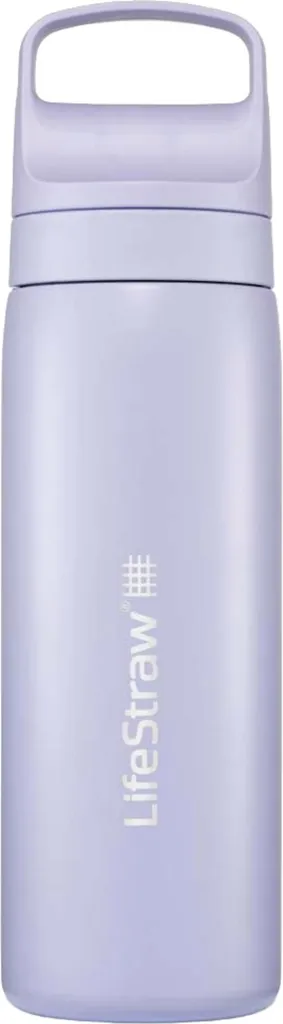 LifeStraw Go 2.0 Viola Provenza - Borraccia Filtrante Acciaio 500ml