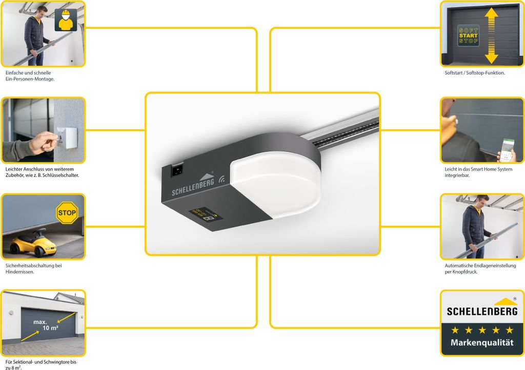 Schellenberg Garagentorantrieb Smart DRIVE L, 600 N Produktbild 11