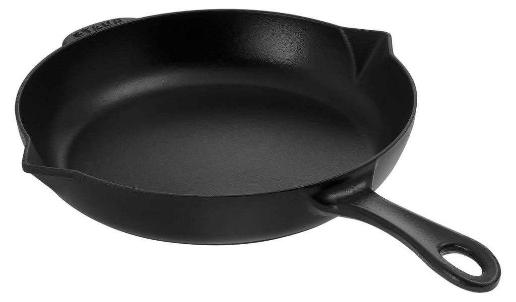 STAUB Bratpfanne, 26 cm | Schwarz | rund | Gusseisen Produktbild 