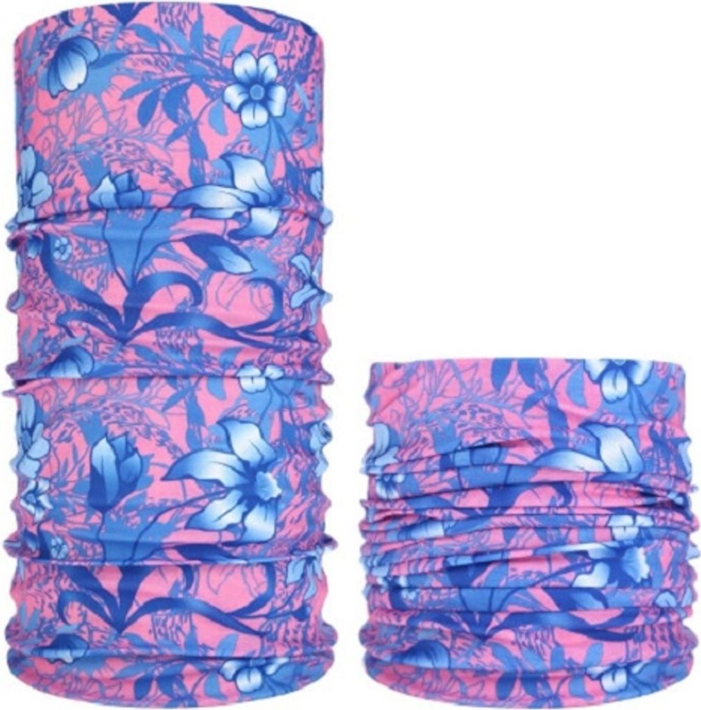 Multifunktionstuch Schlauchschal Halstuch Motorrad Mundschutz Fahrrad Bandana 342 Blumen