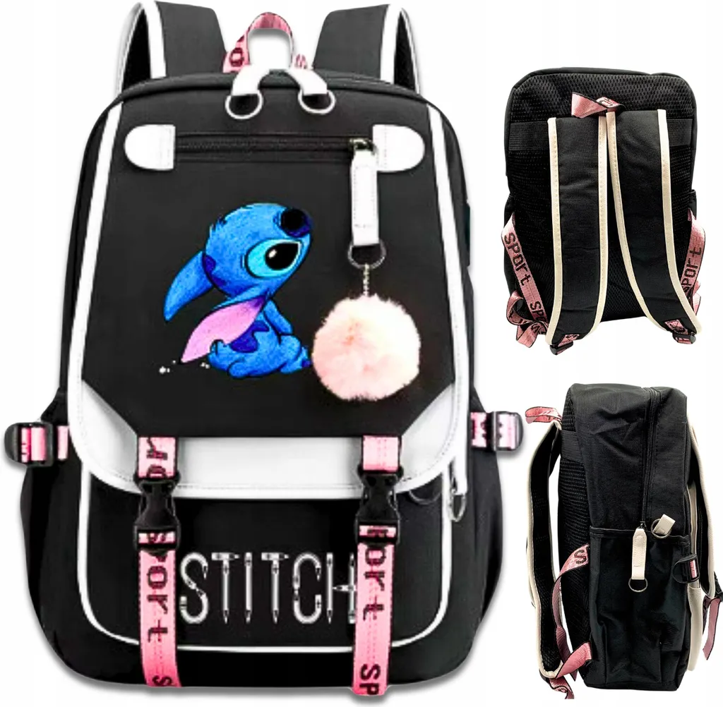 Zaino Stitch Urban Style: Capiente, Trendy e Perfetto per Ragazzi