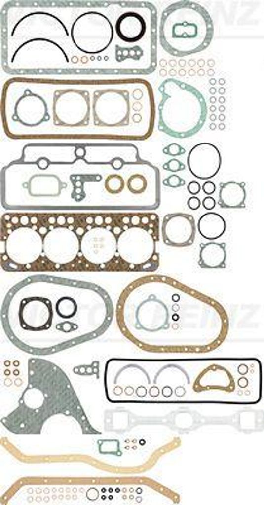 VICTOR REINZ 01-26305-03 Motordichtungssatz OE kompatibel mit Bravo, Hiace, A5 8T, Insignia, i30, E-Klasse, R8, Golf V, Golf Plus, Q7, Polo 9N, Th...