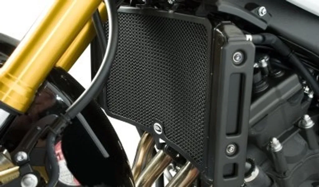 Protection de radiateur moto noire pour Yamaha FZ-1 et FZ-8 Roadsters
