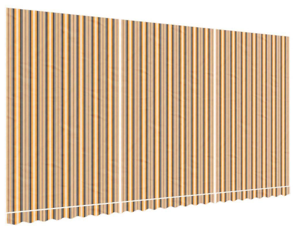 vidaXL Telo da sole a strisce multicolori 6x3 m Immagine del prodotto 