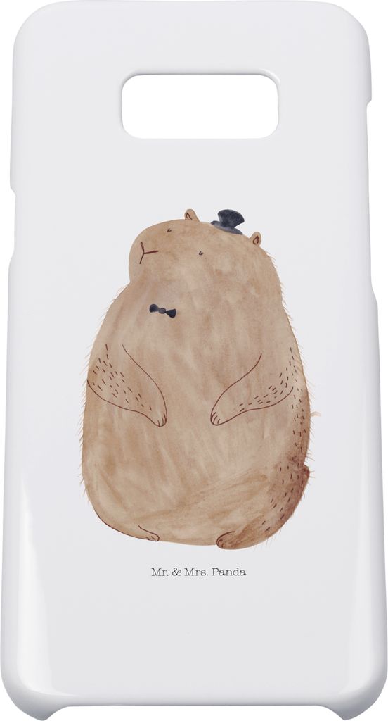 Mr. & Mrs. Panda Samsung Galaxy S8 plus Handyhülle Murmeltier - Weiß - Geschenk, Hülle, Anstand, Knigge, Freundlichkeit, Lustige Sprüche, Fröh...