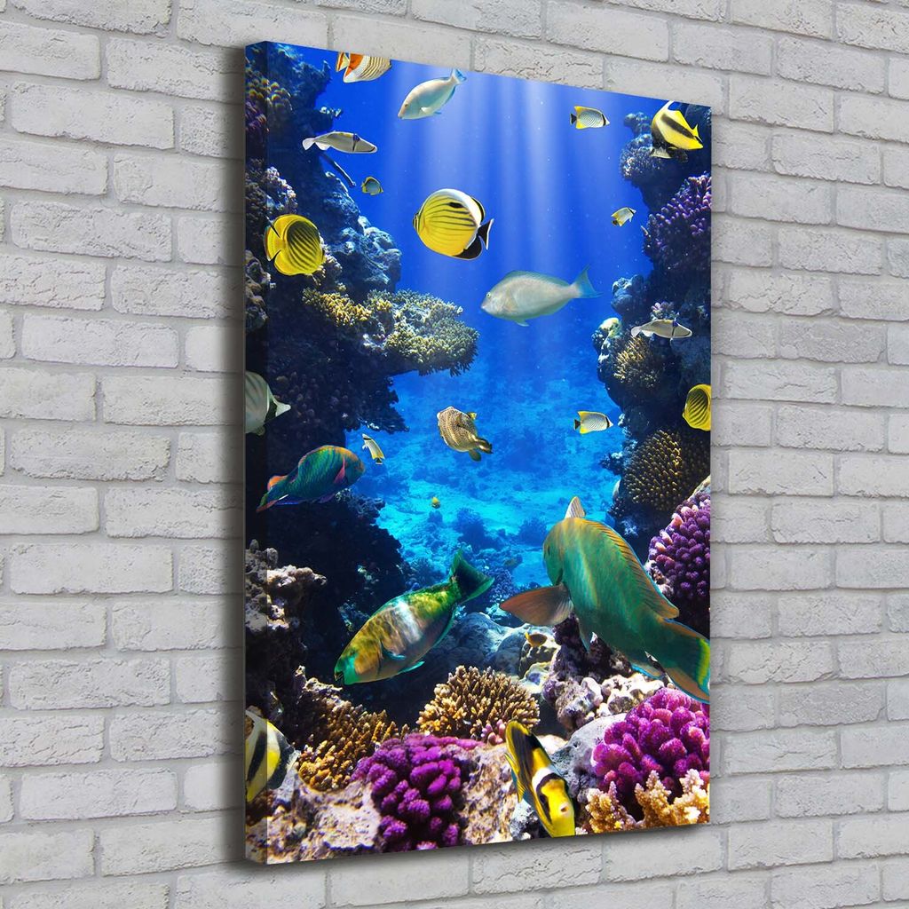 Tulup Leinwandbild - 70x100cm - Wandkunst - Drucke auf Leinwand - Leinwanddruck - Wohnzimmer Wanddekoration XXL - Wohnung Deko Kunstdrucke - Tier...