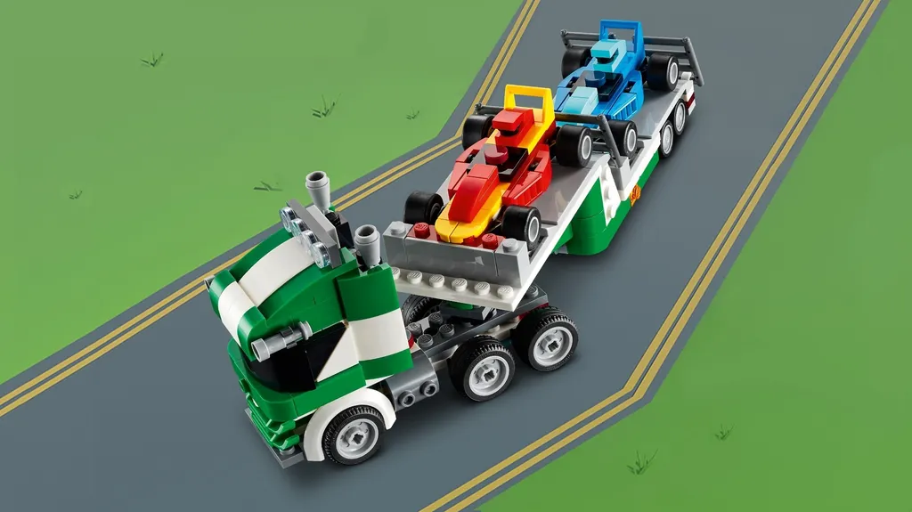 Jeu de construction camion de transport LEGO Creator 3 en 1 modulable - 43
