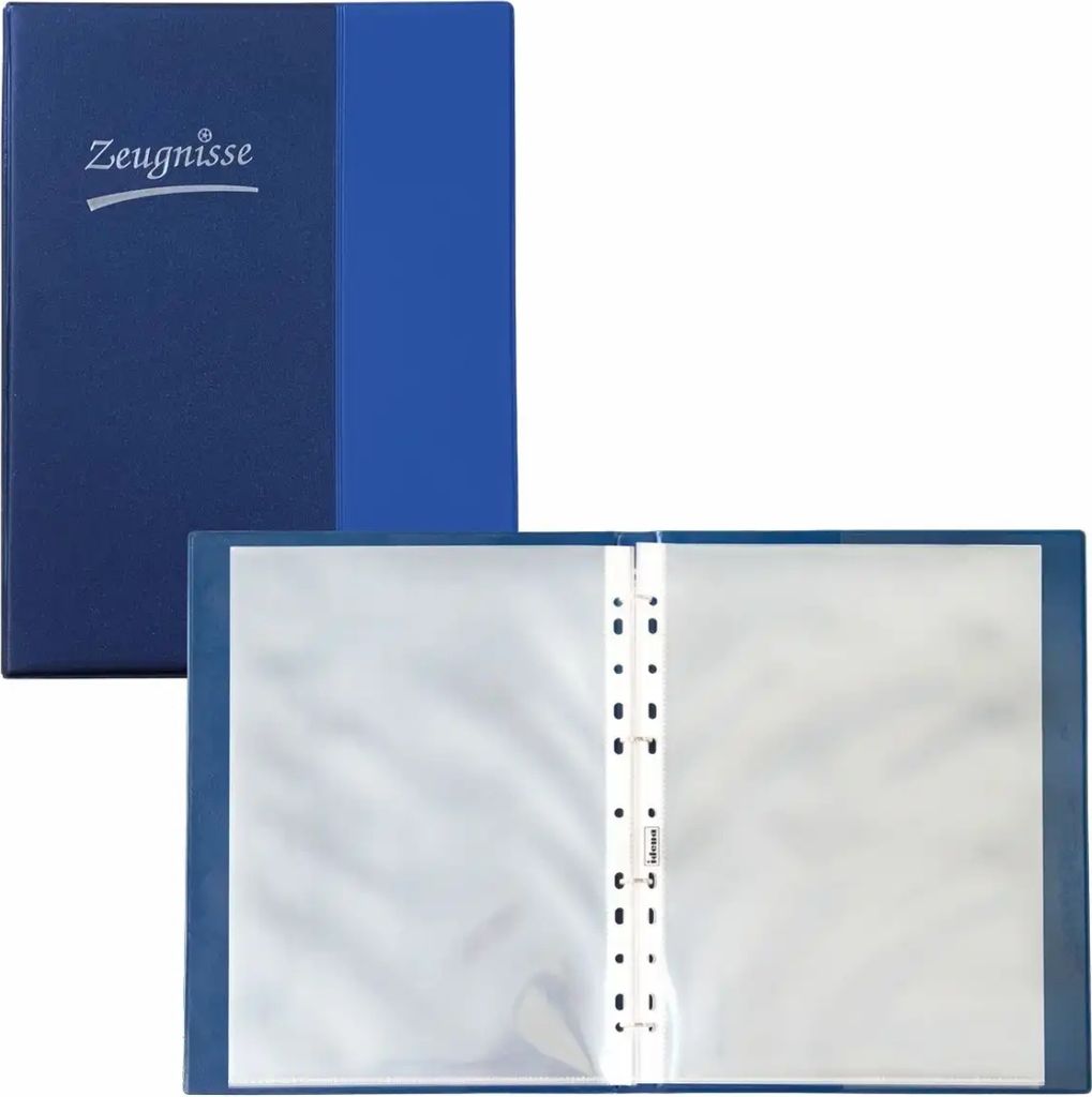 Zeugnismappe/Zeugnisringbuch DIN A4 mit 10 Hüllen / Farbe: Produktbild 