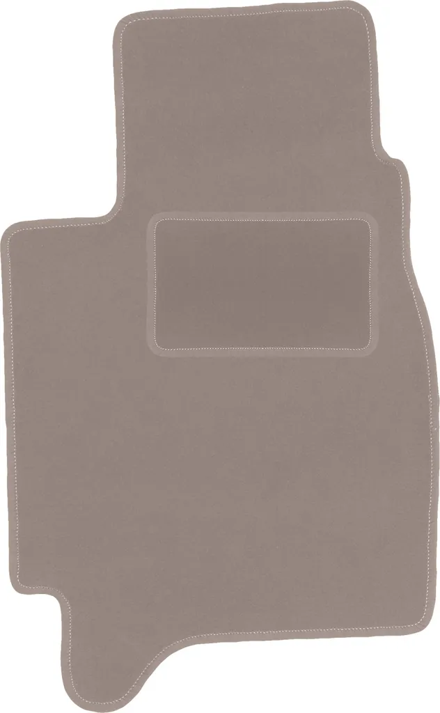 Tappetino conducente in velluto beige compatibile con Subaru Legacy II (1993-1998, station wagon, sedan) – con fissaggi – su misura
