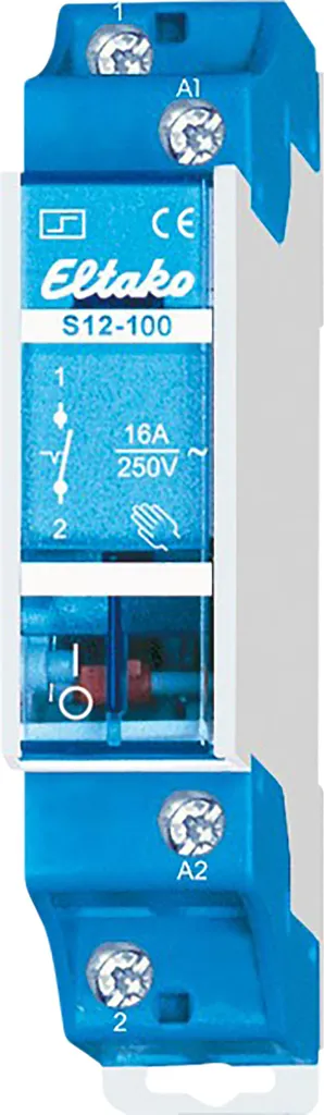 Télérupteur rail DIN 12V Eltako - Commande éclairage basse tension 16A