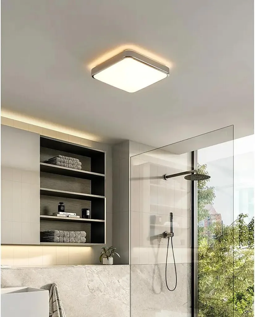 Plafonnier LED Eglo 96229 : Solution Éclairage 1500lm Chrome Puissant - 4