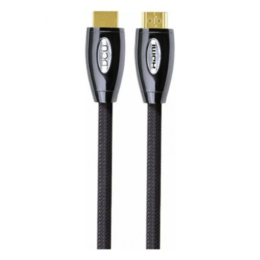 Cavo HDMI Metallo DCU 1.5m 4K | Connettori Oro | Affidabilità Totale