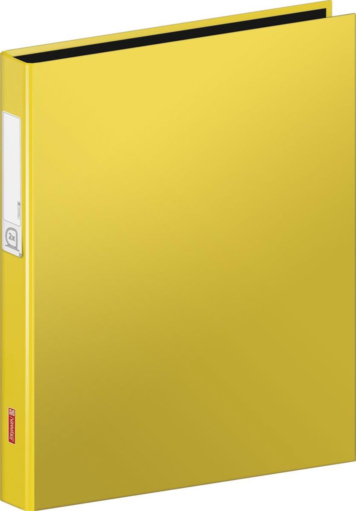 Ringbuch Uni A4 2 Ringe 18mm gelb Packung mit 6 Stück