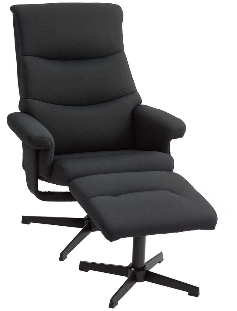 HOMCOM Relaxsessel mit Hocker, Fernsehsessel mit Produktbild 