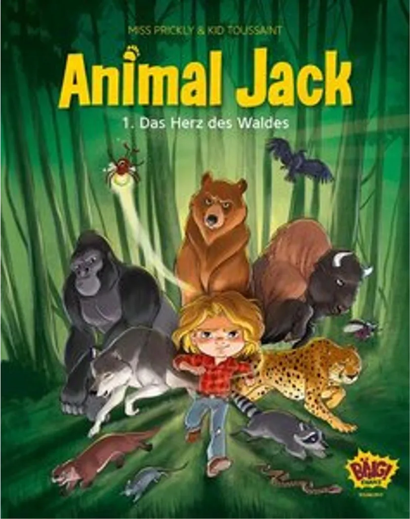 BD Animal Jack - Le cœur de la forêt : aventure fantastique et magie