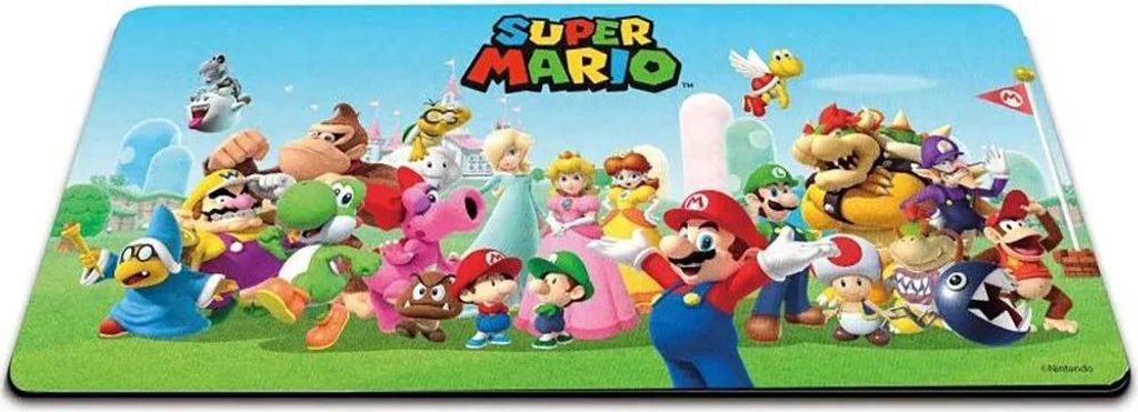 Super Mario bureauonderlegger – XL muismat en Productafbeelding 