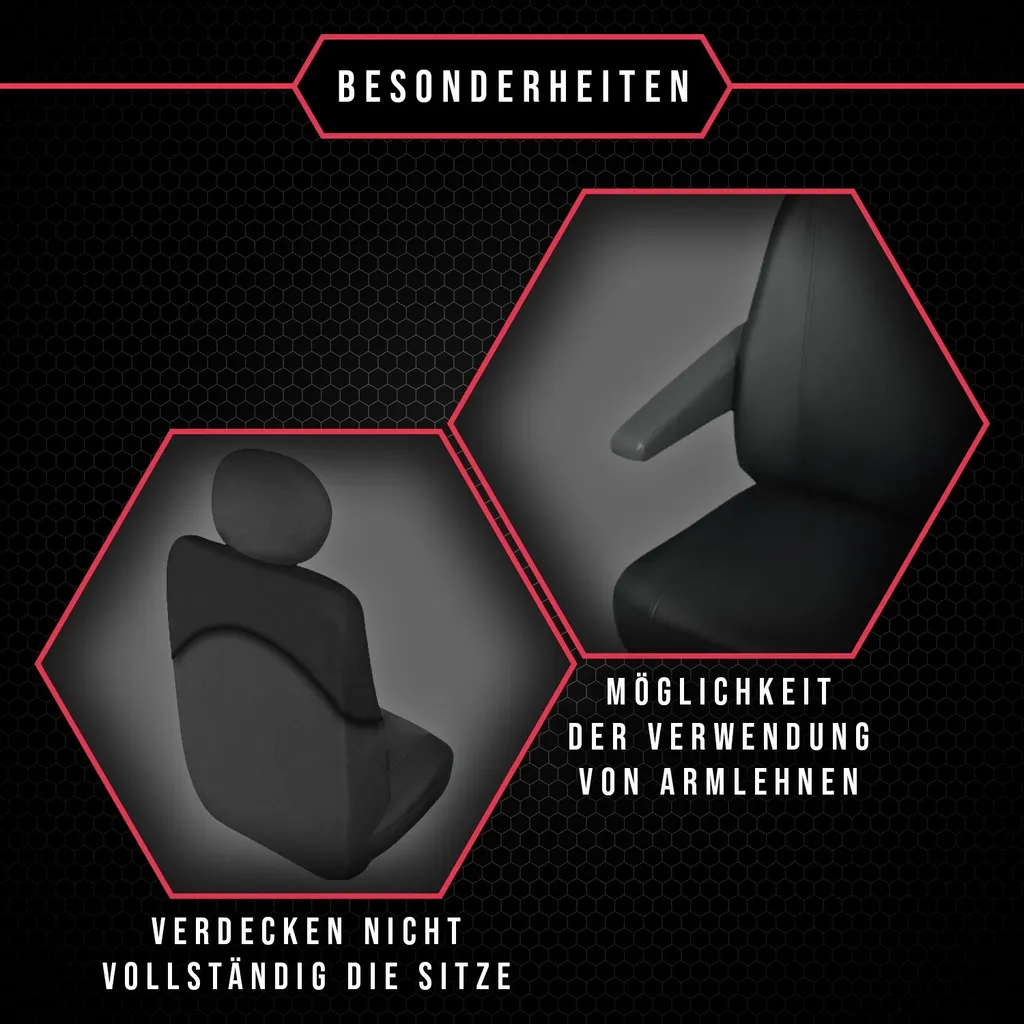 Coprisedili MB Sprinter III FL 2014- 7 Posti: Protezione Su Misura