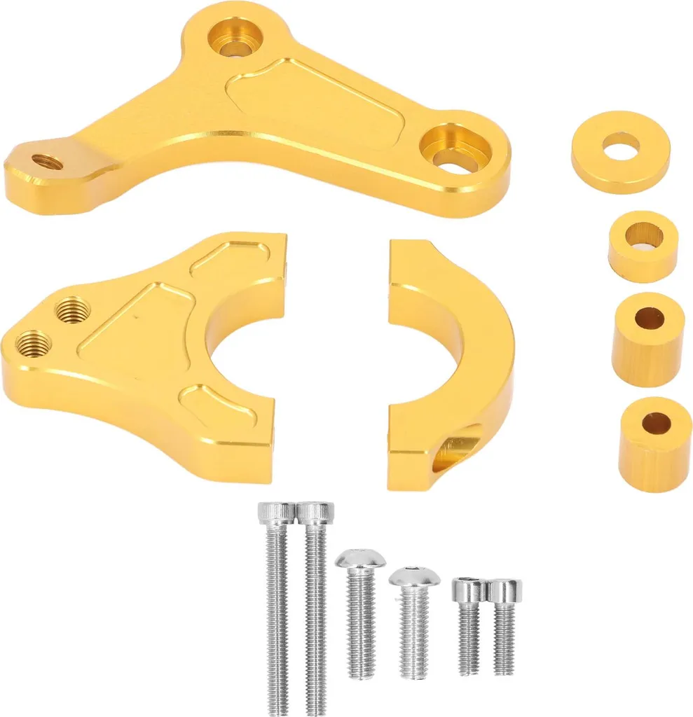 Support d'Amortisseur de Direction Moto pour XMAX 300 Réglable Or