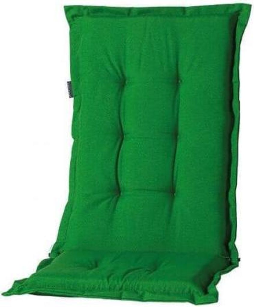 Madison Tuinstoelkussen hohe Rückenlehne 50x123 cm Apfelgrün, wasserabweisend, 50% Baumwolle, 50% Polyester