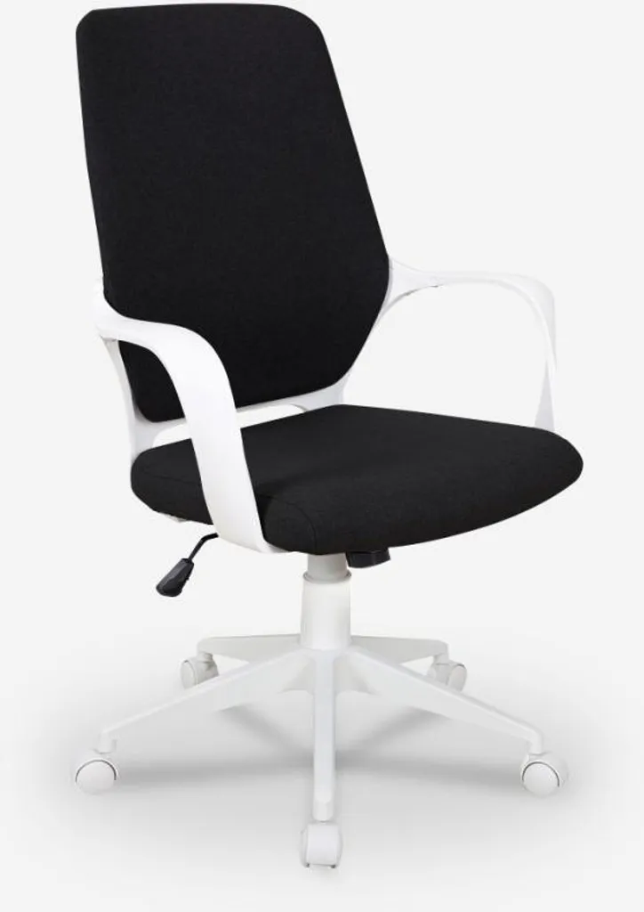Chaise de bureau ergonomique Boavista Dark avec support lombaire actif