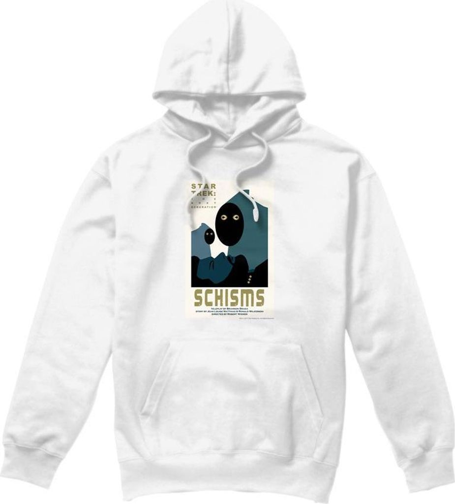 Star Trek - "The Next Generation Season 6 Episode 5" Kapuzenpullover für Herren TV8034 (XXL) (Weiß)