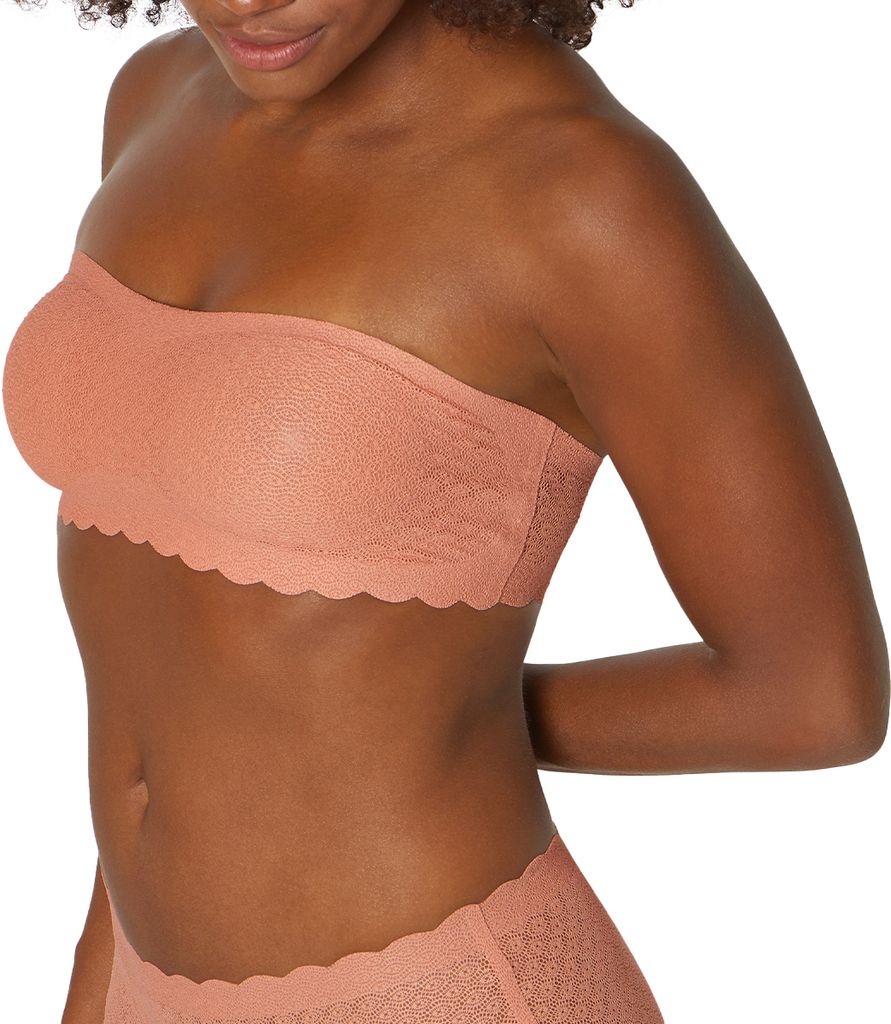Sloggi Zero Feel Lace Bandeau BH Ohne Bügel, Farbe: Beige (Indian Summer), Größe: S