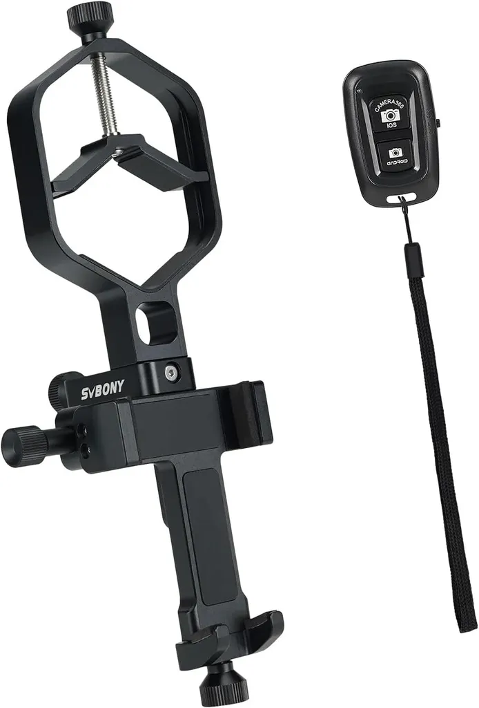 Svbony SV214Pro Adaptateur Smartphone 3 Axes pour Télescope et Longue-vue