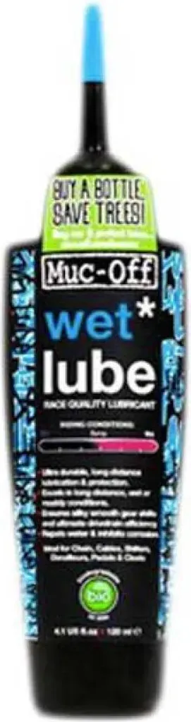 Muc-Off Wet Weather Lube 120ml Lubrifiant Chaîne Vélo Haute Performance