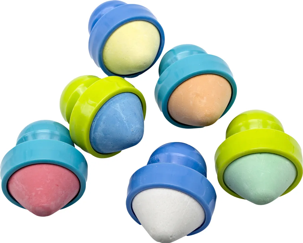 Stylos Craie Ergonomiques EDUPLAY - Prise en Main Facile Set de 6