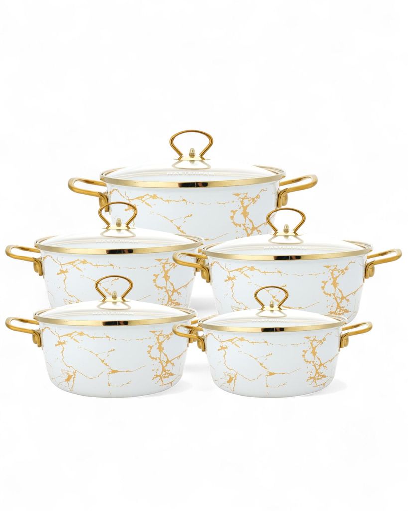 MASTERPAN | Set mit 5 Töpfen mit Deckel 20/22/24/26/28cm Produktbild 