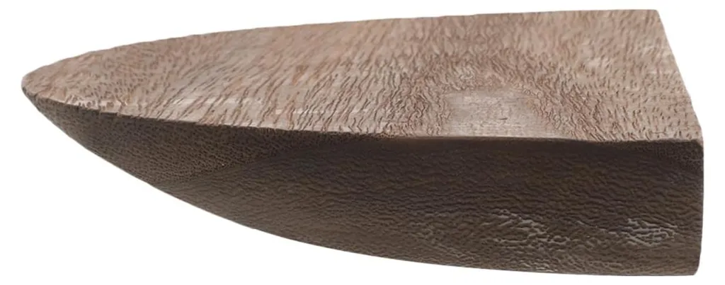 Étagère murale pour salle de bains et cuisine, bois naturel 27 cm
