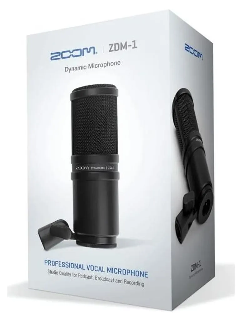 Zoom ZDM-1 Microphone pour podcast dynamique et directif avec bonnette - 3
