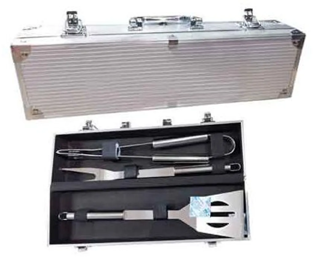Kit barbecue 3 pièces Cardinale 34 cm idéal pour vos repas en extérieur