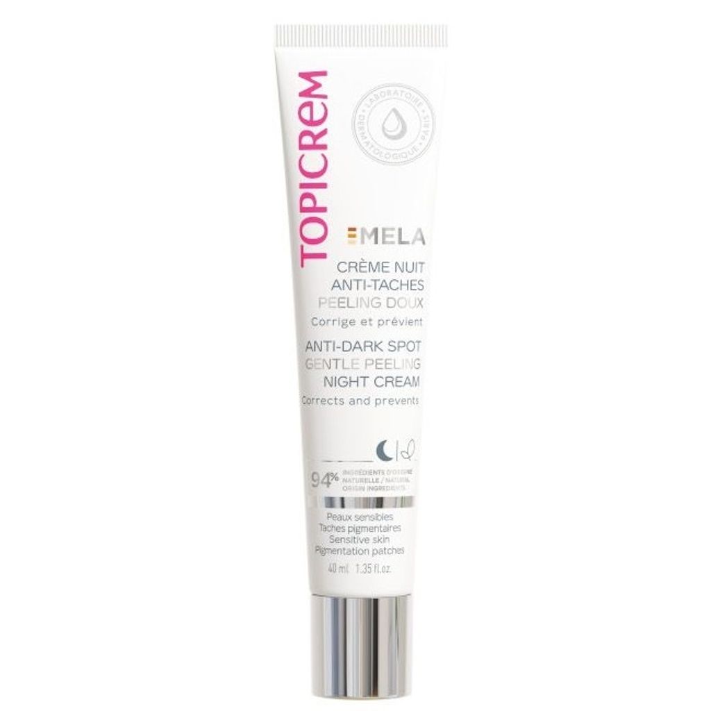 Topicrem MELA Nachtcreme Anti-Dark Spot Gentle Peeling Night Cream 40 ml