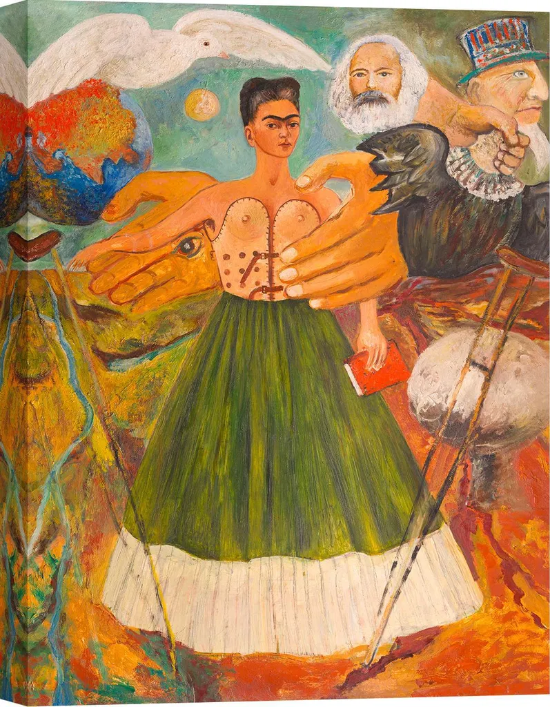 Tableau Frida Kahlo 100x70 cm pour habiller un grand mur vide avec art